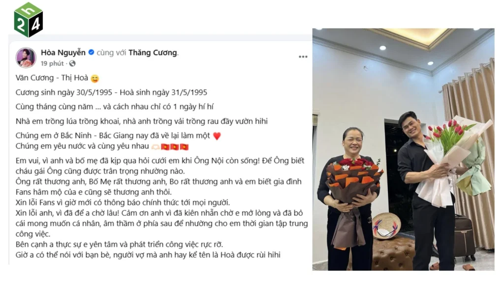 Cặp đôi đã ra mắt gia đình và nhận được sự ủng hộ