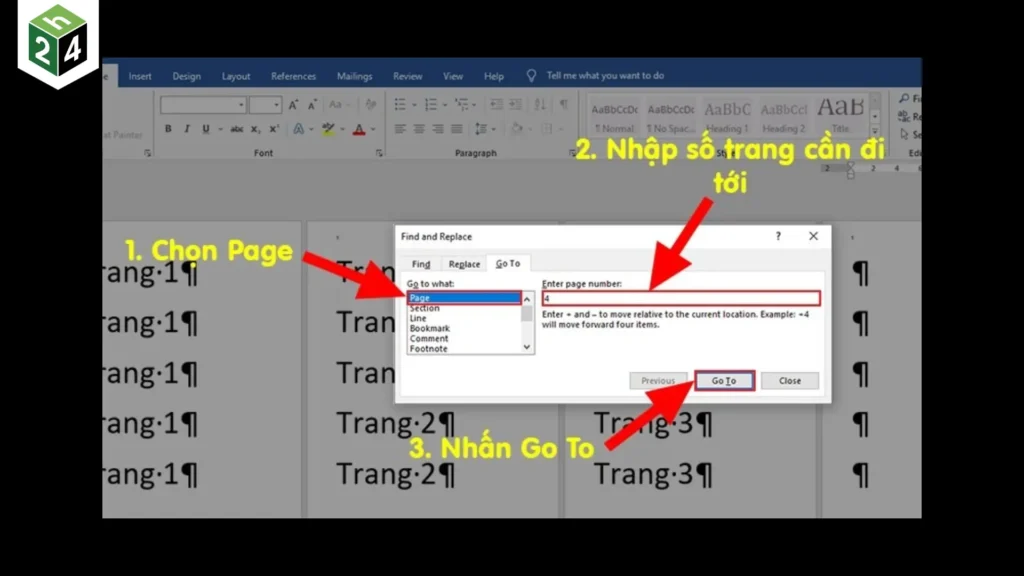 Cách xóa trang trong Word không lỗi định dạng